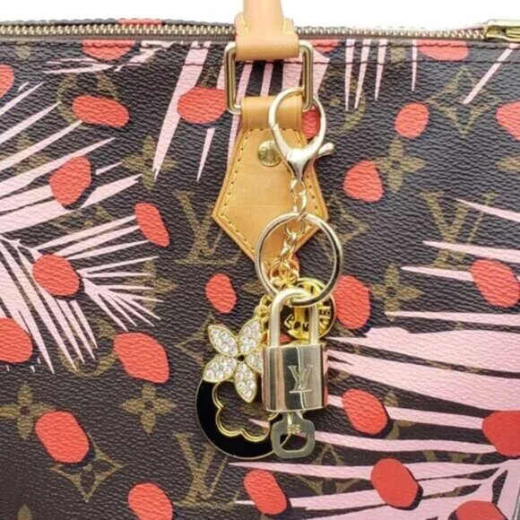 Authentic Louis Vuitton Lock & Key with unbranded Bagcharm, Keycharm 120725 - Picture 7 of 8